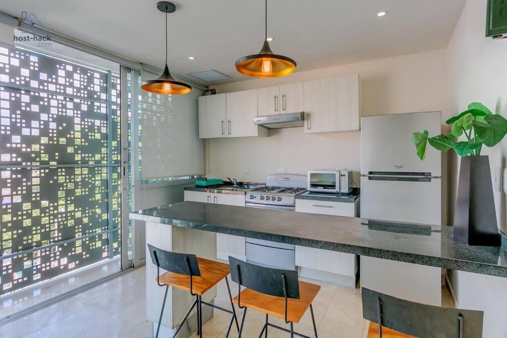 Danzamar 7, Modern Apartment 2 Blocks Away From 5Th Avenue Плая-дель-Кармен Экстерьер фото