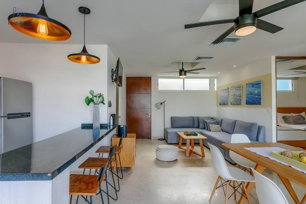Danzamar 7, Modern Apartment 2 Blocks Away From 5Th Avenue Плая-дель-Кармен Экстерьер фото