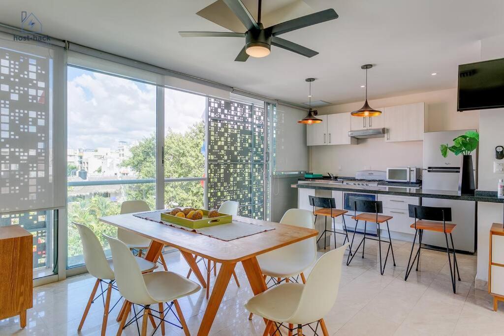 Danzamar 7, Modern Apartment 2 Blocks Away From 5Th Avenue Плая-дель-Кармен Экстерьер фото