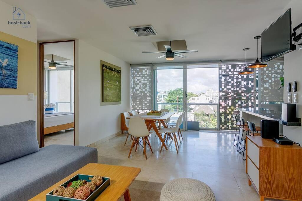 Danzamar 7, Modern Apartment 2 Blocks Away From 5Th Avenue Плая-дель-Кармен Экстерьер фото